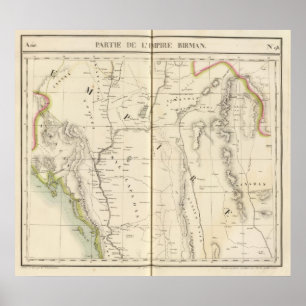 Birma, Azië 96 Poster