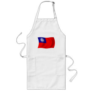 Birma Flag Apron Lang Schort
