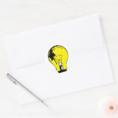 birma ronde sticker (Envelop)