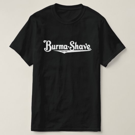 Birma-Scheercrème T-shirt (Design voorkant)