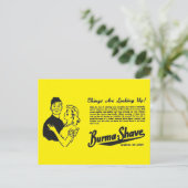 Birma Shave Adoring Eyes Briefkaart (Staand voorkant)