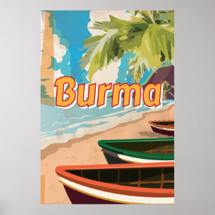 Birma  vakantie-Poster Poster