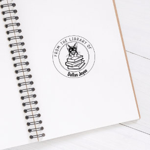 Birmaanse kat, boek uit de bibliotheek van 	rubberstempel