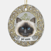 Birmaanse kat  Lieve herinnering ornament (Links)