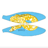 Birmaanse python slang cartoon illustratie basketbal (Panelen)
