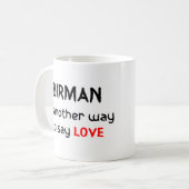 birman adore la tasse de café (Devant gauche)