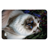 Birman Cat in de Garden Magnet Magneet (Horizontaal)