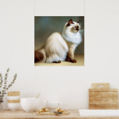 Birman Cat Poster (Keuken)