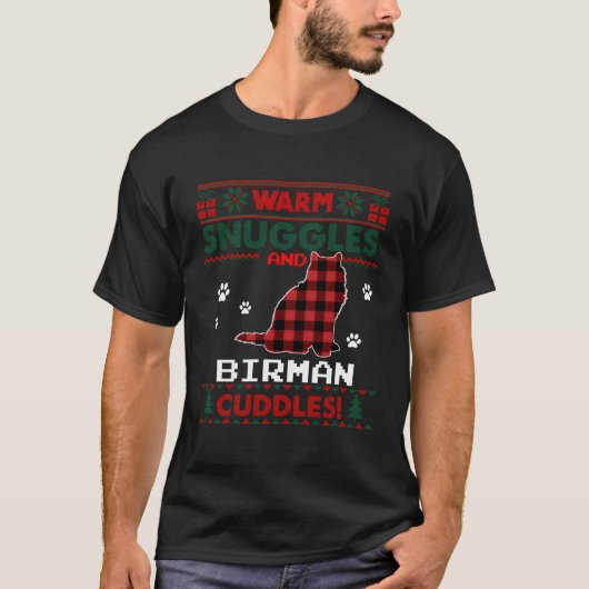 Birman Chat Red Buffalo Plaid Cadeau laide Sweat p (Devant)
