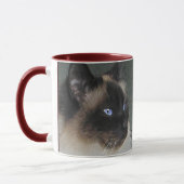 Birman Ragdoll Cat en Kat Quote Mok (Links)