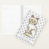 Birman/Ragdoll Tabby Point Crème Et Pattes & Texte (Devant avec enveloppe)