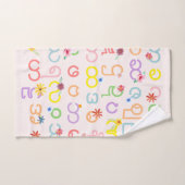 Birmanie : Les filles sont élégantes Alphabet birm (Serviette à main)