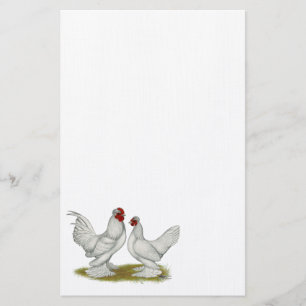 Birmese bantams briefpapier