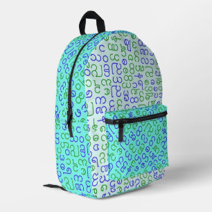 Birmese Bedrukte Rugzak