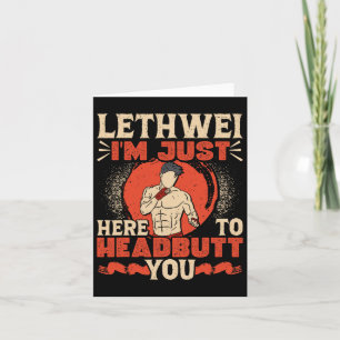 Birmese Boxing Headbutt Lethwei Training Art of 9 Kaart