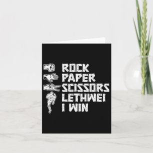 Birmese Boxing Rock Papieren Schaar Lethwei I Win Kaart