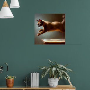 Birmese kat poster