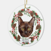 birmese keramisch ornament (Links)