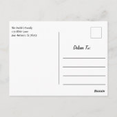 Birmese Python Snake Briefkaart (Achterkant)