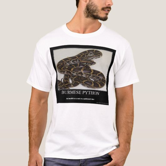 Birmese python t-shirt (Voorkant)