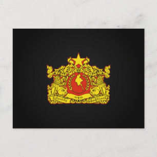 Birmese staatszeehond (Myanma) Briefkaart