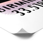 Birmingham AL City Skyline Poster (Hoek)