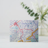 BIRMINGHAM, AL  Map Briefkaart (Staand voorkant)