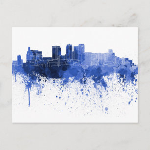 Birmingham AL silhouet Briefkaart