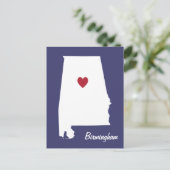Birmingham Alabama Briefkaart (Staand voorkant)