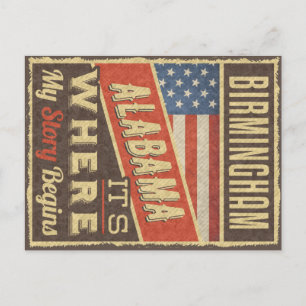 Birmingham Alabama Briefkaart