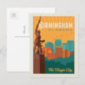 Birmingham, Alabama Briefkaart (Voorkant / Achterkant)