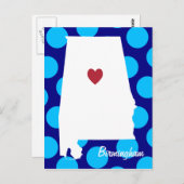 Birmingham Alabama Briefkaart (Voorkant / Achterkant)