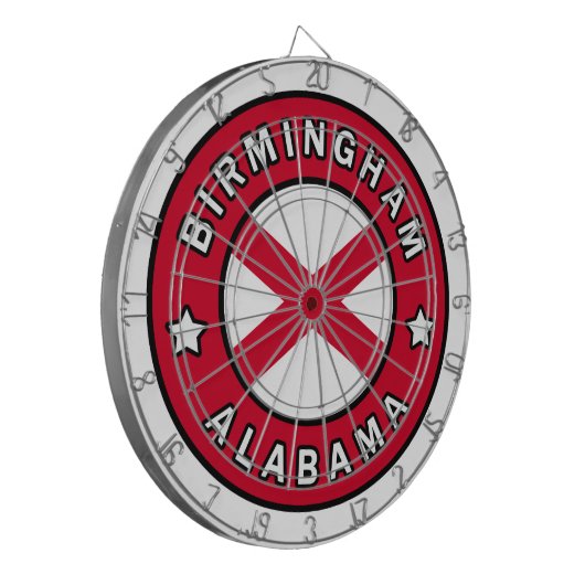 Birmingham Alabama Dartbord (Voorkant Links)