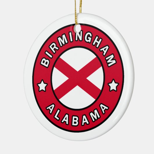 Birmingham Alabama Keramisch Ornament (Links)