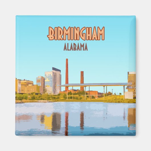 Birmingham Alabama Magneet (Voorkant)