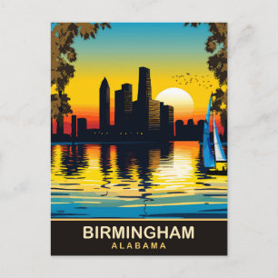 Birmingham Alabama, Reizen Briefkaart