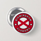 Birmingham Alabama Ronde Button 5,7 Cm (Voorkant /achterkant)