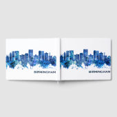 Birmingham Alabama Skyline Blue Gastenboek (Volledig)