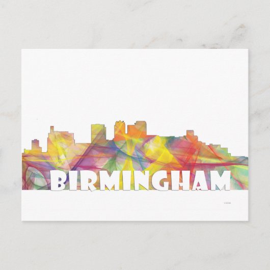 BIRMINGHAM ALABAMA SKYLINE MCLR2 BRIEFKAART (Voorkant)