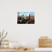 Birmingham Alabama Skyline Uitzicht Poster (Keuken)