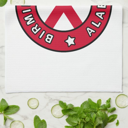 Birmingham Alabama Theedoek (Gevouwen)