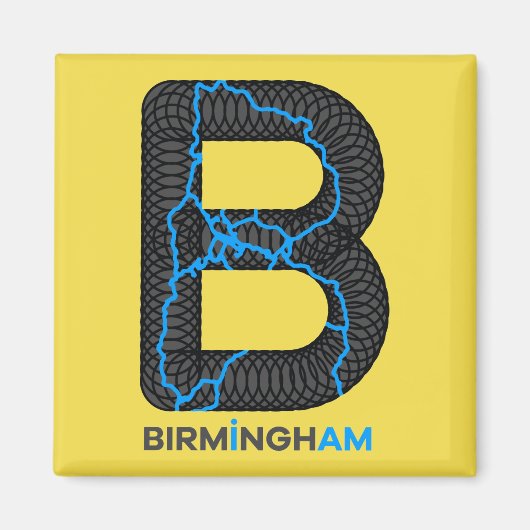 Birmingham Canals Magnet (Devant)