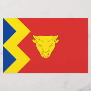 Birmingham City Flag Briefpapier
