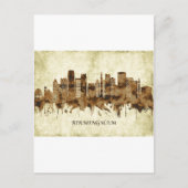 Birmingham England Cityscape Uitnodiging Briefkaart (Voorkant)
