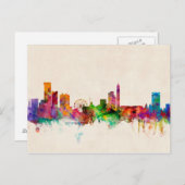 Birmingham England Skyline Cityscape Briefkaart (Voorkant / Achterkant)