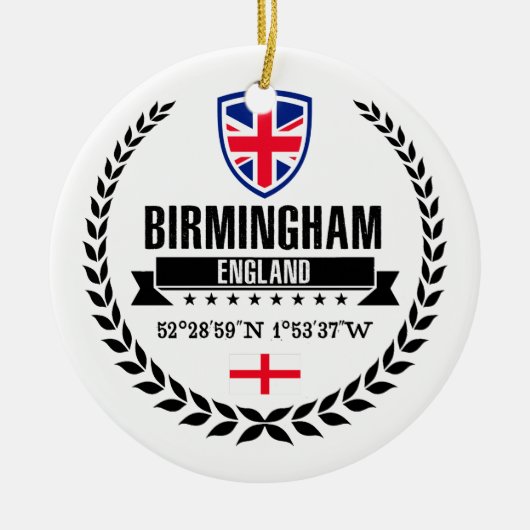 Birmingham Keramisch Ornament (Voorkant)
