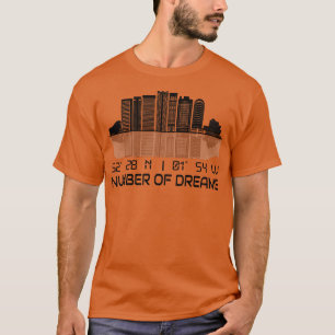 Birmingham Skyline GPS coördinaten stad T-shirt