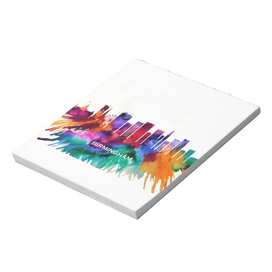Birmingham Skyline Notitieblok (Gedraaid)