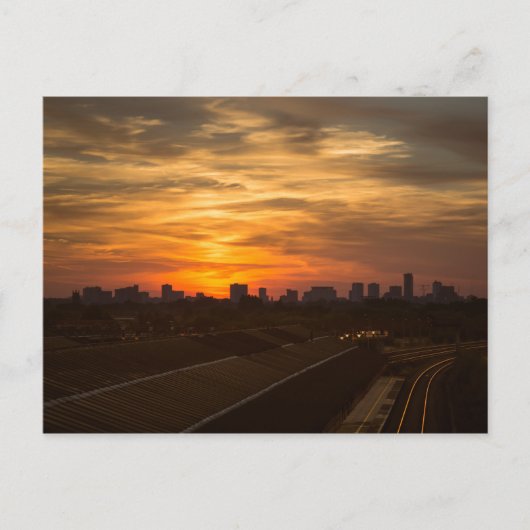 Birmingham Sunset Briefkaart (Voorkant)