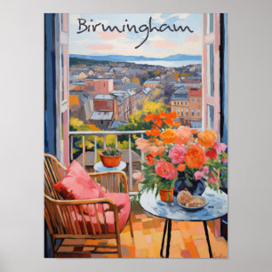 Birmingham Verenigd Koninkrijk Reizen Stad Estheti Poster